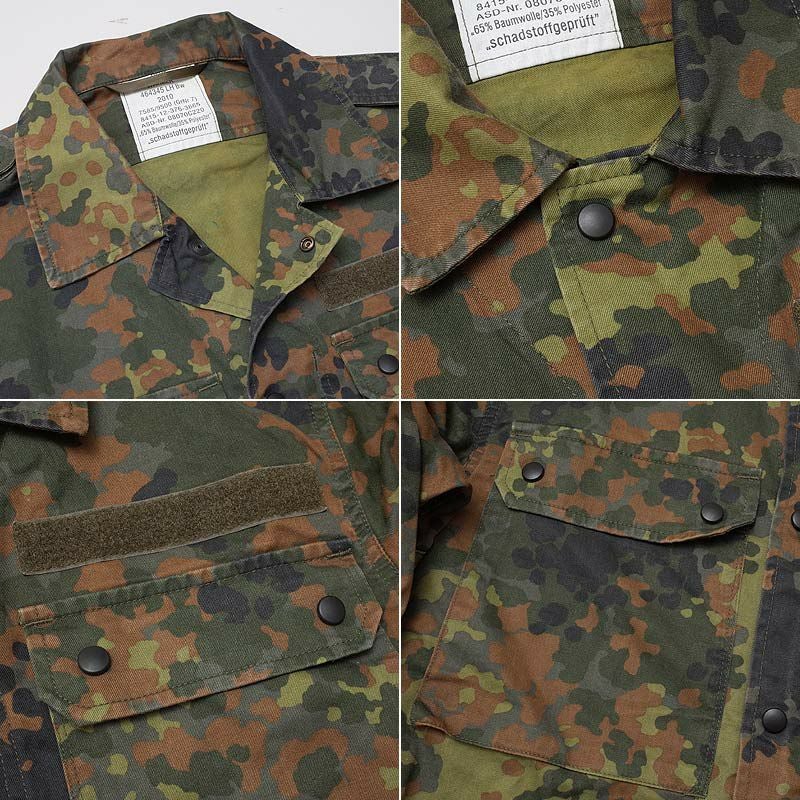 ドイツ軍 フレクターカモ 迷彩 ジャケット USED JS002UN ミリタリー
