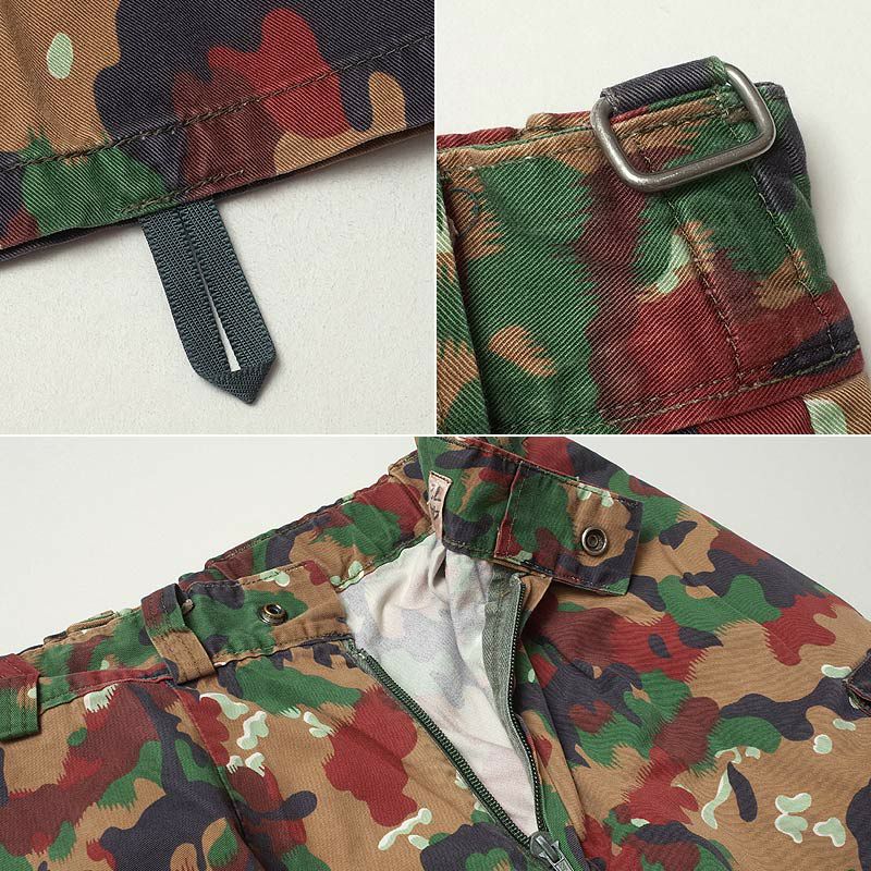 スイス軍 M-83カモパンツ 迷彩 カーゴパンツ USED PP037NN M83