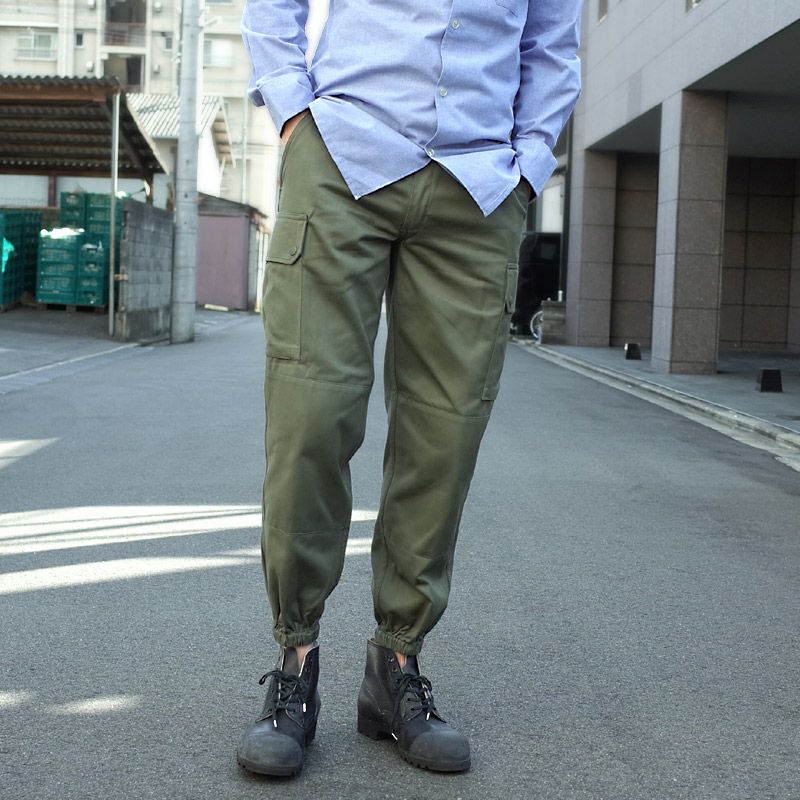 フランス軍 F-1 F-2パンツ カーゴパンツ デッドストック PP008NN