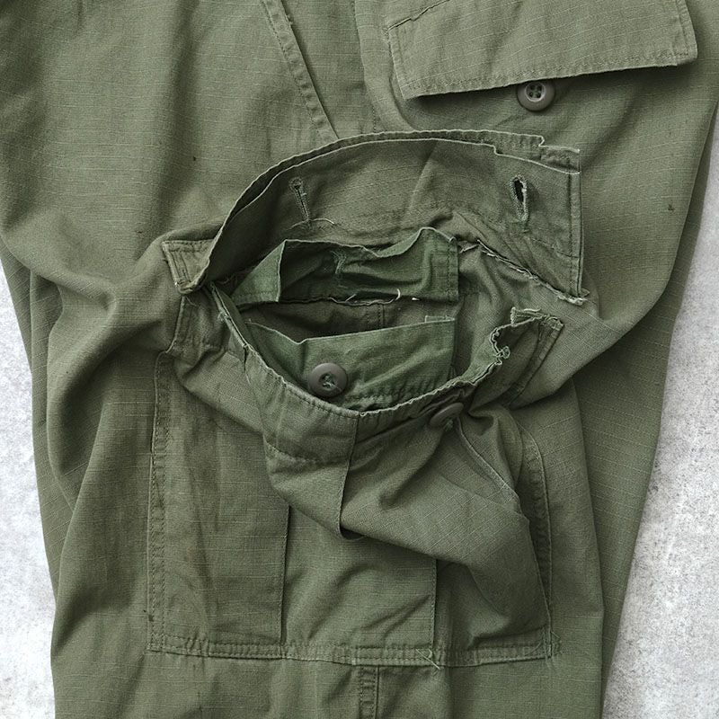 米軍 ジャングル ファティーグパンツ リップストップ オリーブ