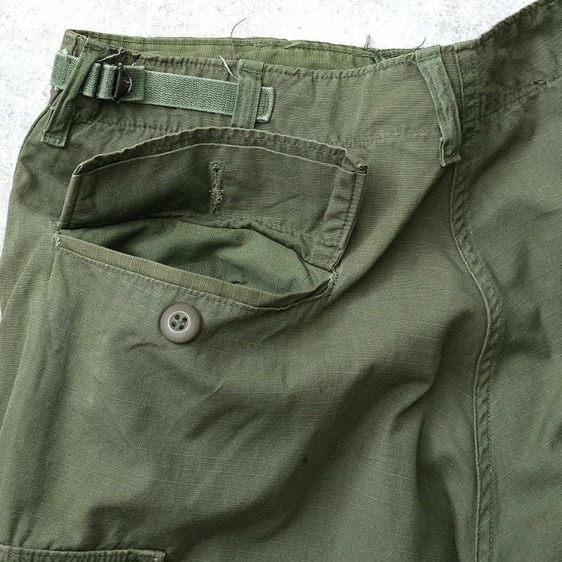 米軍 ジャングル ファティーグパンツ リップストップ オリーブ