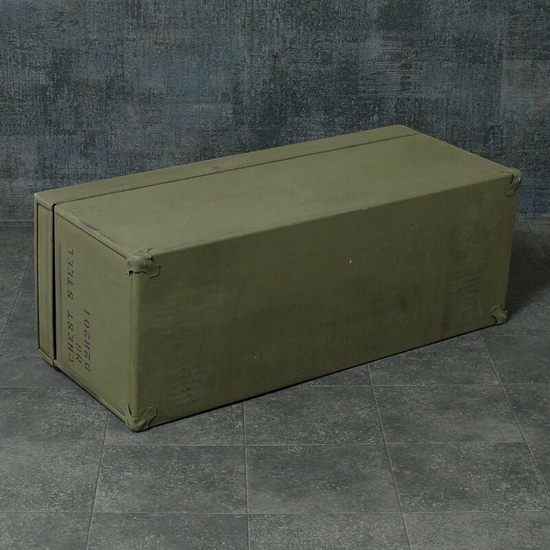 米軍 WW2 M6 スチール ツールボックス オリーブ デッドストック