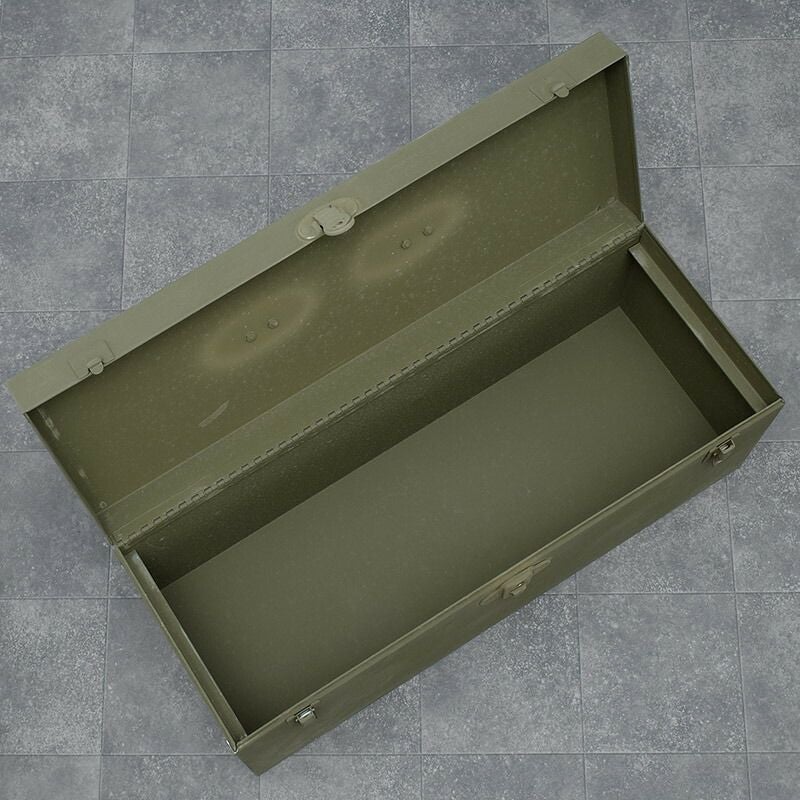 米軍 WW2 M6 スチール ツールボックス オリーブ デッドストック