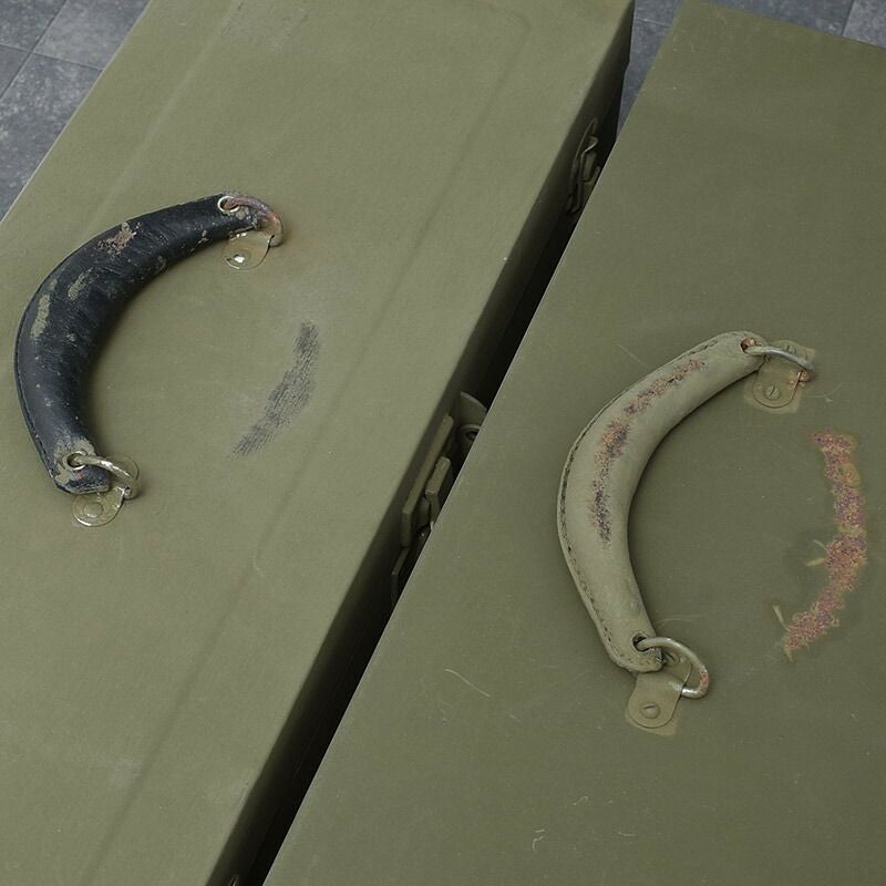米軍 WW2 M6 スチール ツールボックス オリーブ デッドストック