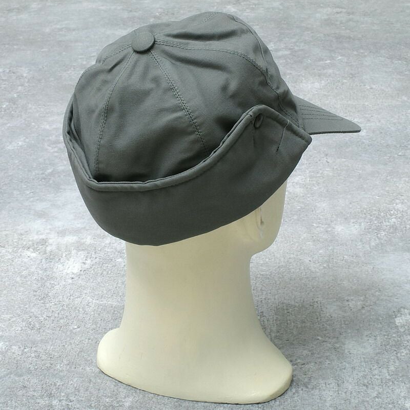 イタリア軍 MM ワークキャップ グレー デッドストック HC087NN 海軍