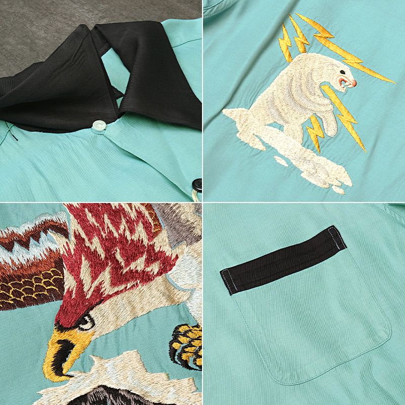 TAILORTOYO テーラー東洋 #TT39507 半袖 スカシャツ『ALASKAN EAGLE