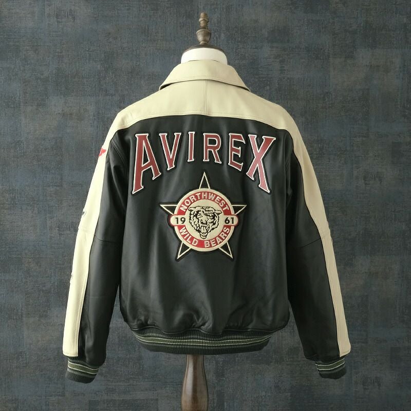 AVIREX アビレックス #7833950013 スタジアム ジャケット『WILD BEARS