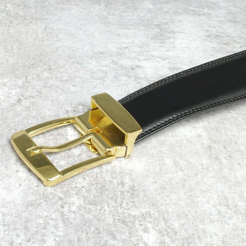 オランダ軍 オフィサー レザーベルト ブラック デッドストック SB085NN