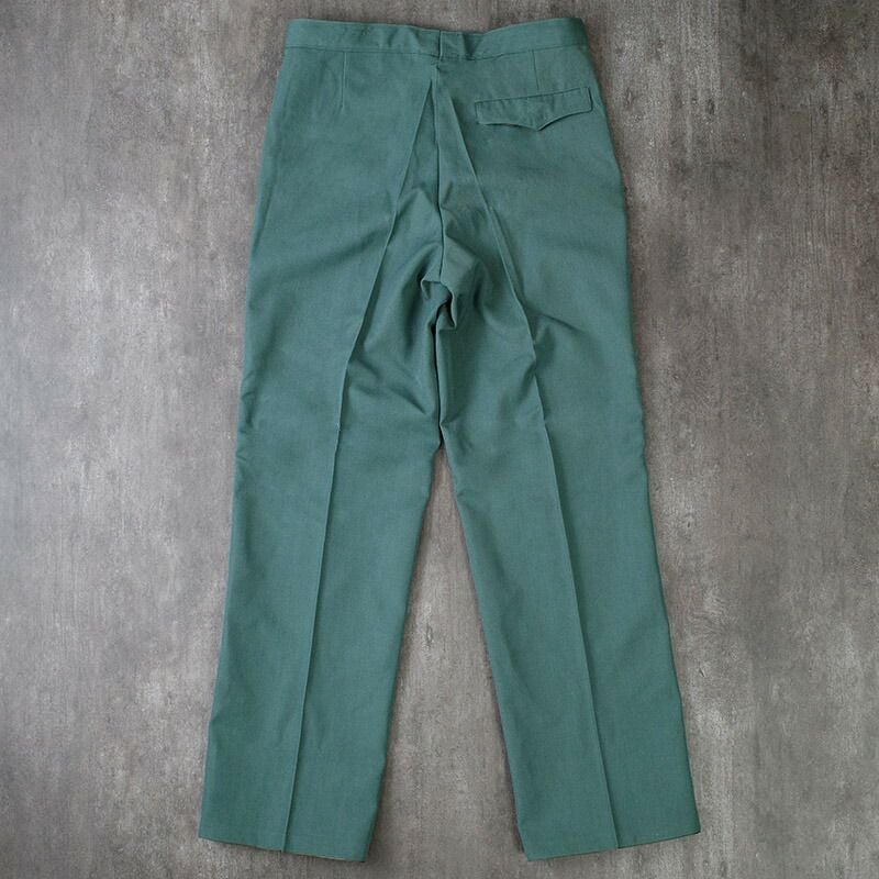 東ドイツ ポリス ユニフォームパンツ グリーン デッドストック PP487NN