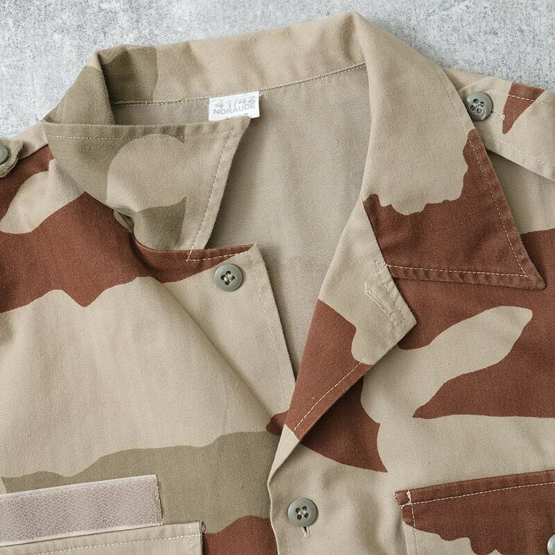 フランス軍 チャド トロピカルシャツ 半袖 CCEデザート USED JS100UN