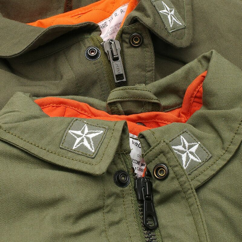 イタリア軍 AMI ショートコート ライナー付き オリーブ デッドストック