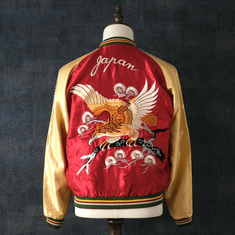 TAILORTOYO テーラー東洋 #TT15790 Mid 1950s Style アセテート リバーシブル スカジャン『EAGLE×BLUE TIGER』