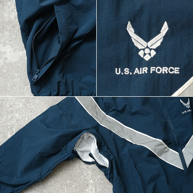米軍タイプ AIR FORCE PTU ウィンドブレーカー JJ387YNエアフォース