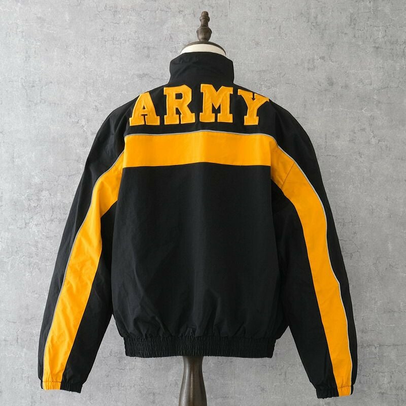 米軍タイプ ARMY ウィンドブレーカー #JJ388YNブラック メンズ 