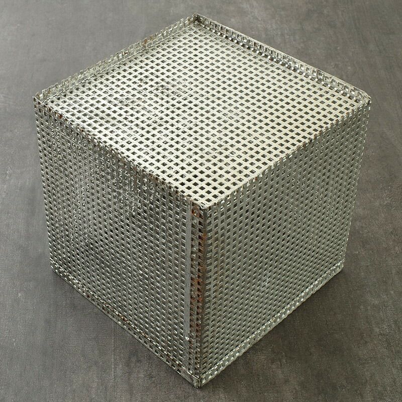 チェコ軍 メディカル メッシュボックス スチール 大 20×20×20cm USED