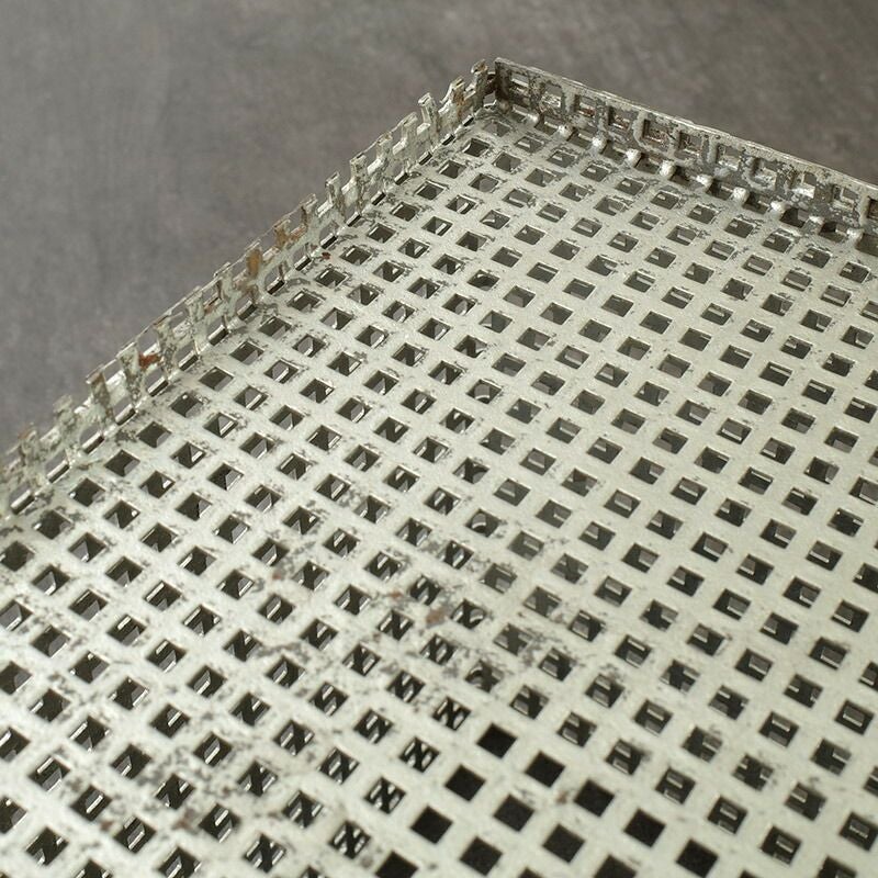 チェコ軍 メディカル メッシュボックス スチール 大 20×20×20cm USED
