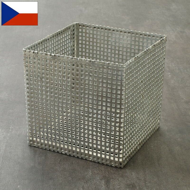 チェコ軍 メディカル メッシュボックス スチール 小 16×16×16cm USED