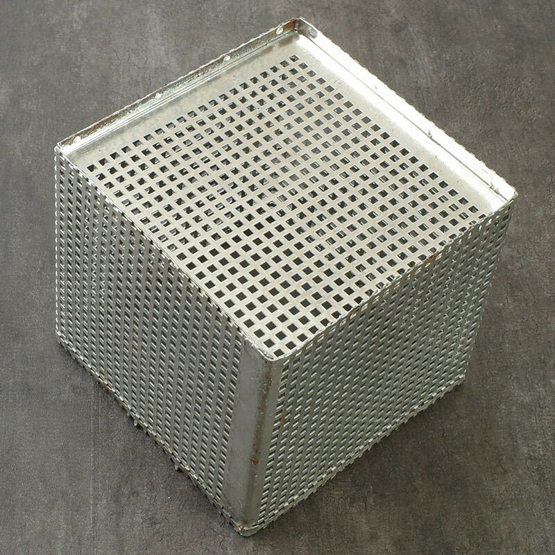 チェコ軍 メディカル メッシュボックス スチール 小 16×16×16cm USED