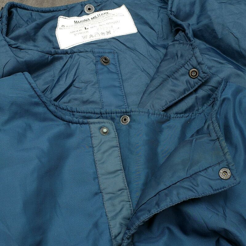 イタリア軍 MM ライナージャケット ネイビー USED JJ402UN 海軍 NAVY