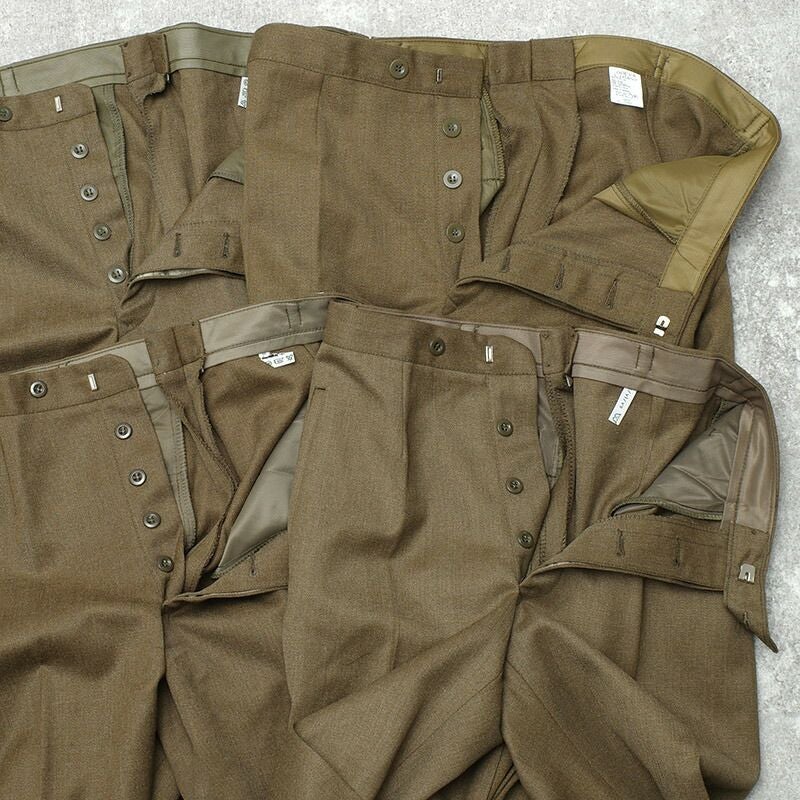 チェコ軍 M-63 ドレスパンツ ブラウン デッドストック PP485NN M63