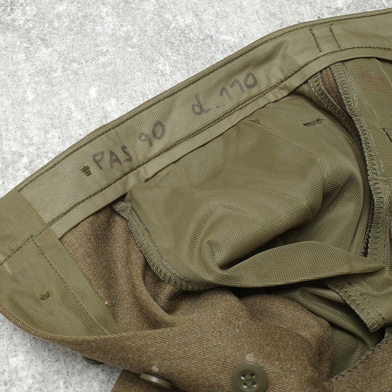 チェコ軍 M-63 ドレスパンツ ブラウン デッドストック PP485NN M63