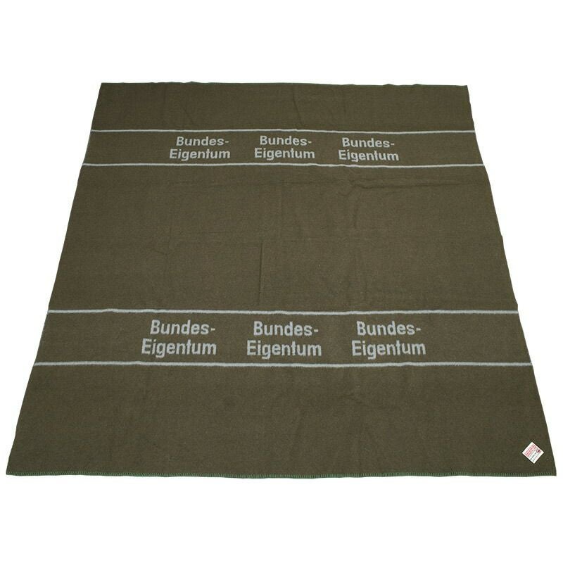 ドイツ軍 60s ウールブランケット 200×210cm デッドストック EE895NN