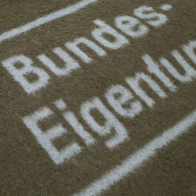 ドイツ軍 60s ウールブランケット 200×210cm デッドストック EE895NN