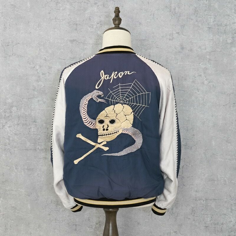 TAILORTOYO テーラー東洋 #TT15793 Mid 1950s Style アセテート リバーシブル スカジャン『SNAKE & SKULL×DRAGON HEAD』エイジングモデル