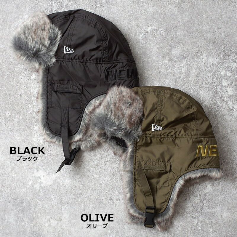 NEWERA ニューエラ ザ トラッパー ウォーターリペレント フェイク