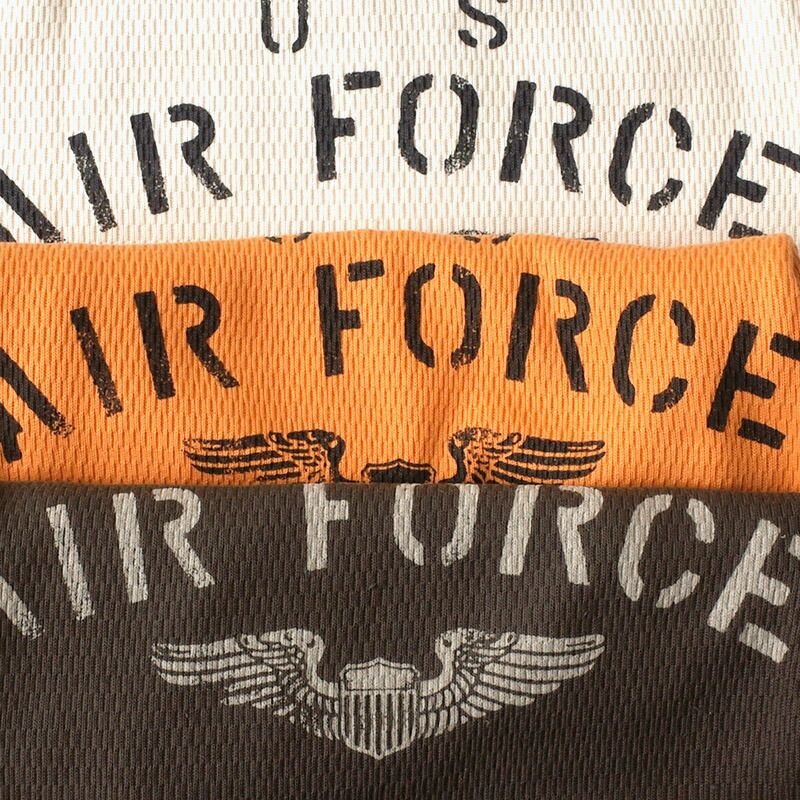 AVIREX アビレックス #7835230030 長袖 ハニカムワッフル Tシャツ