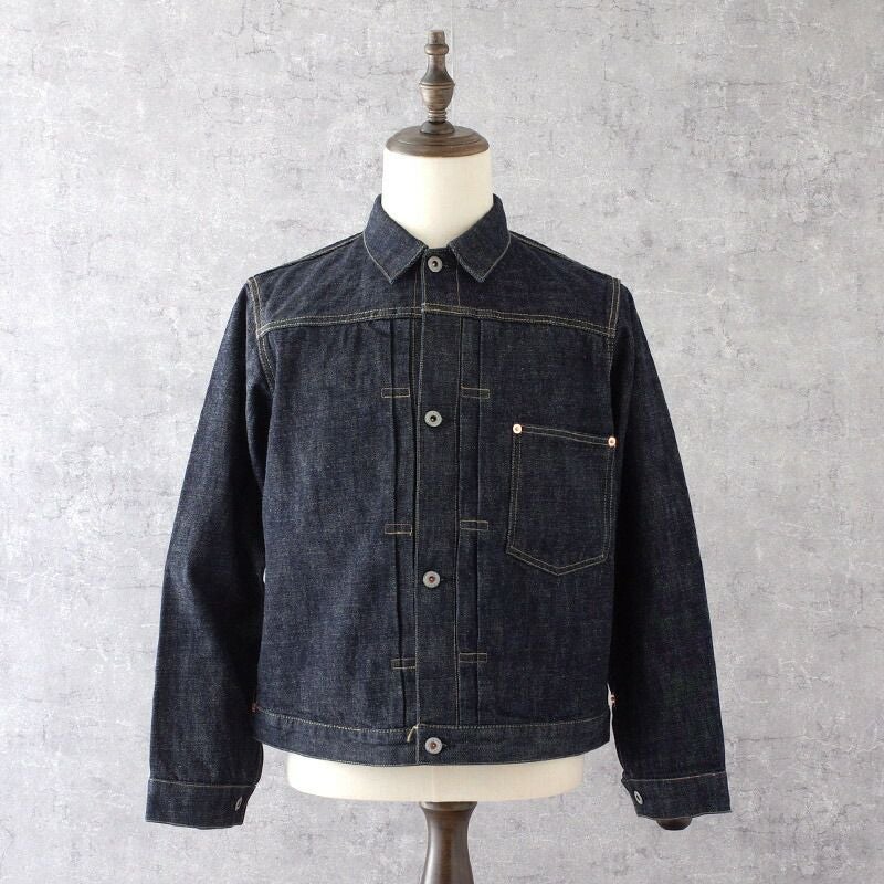 13.5oz デニムジャケット 大戦モデル #JJ389YNブルー ブラック 13.5