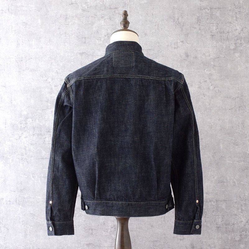 13.5oz デニムジャケット 2ndモデル #JJ390YNブルー ブラック 13.5