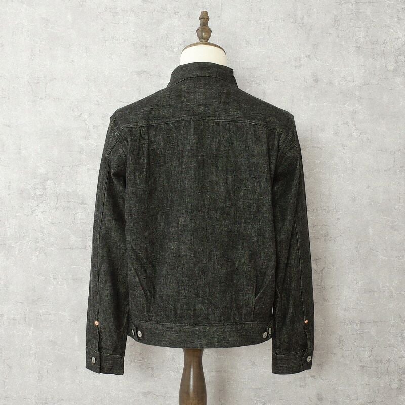 13.5oz デニムジャケット 2ndモデル #JJ390YNブルー ブラック 13.5