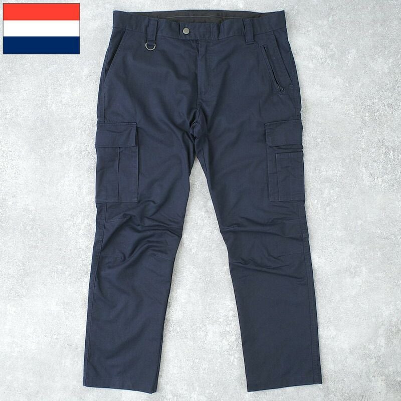 オランダ ポリス カーゴパンツ SCRATCH ネイビー USED PP432NN
