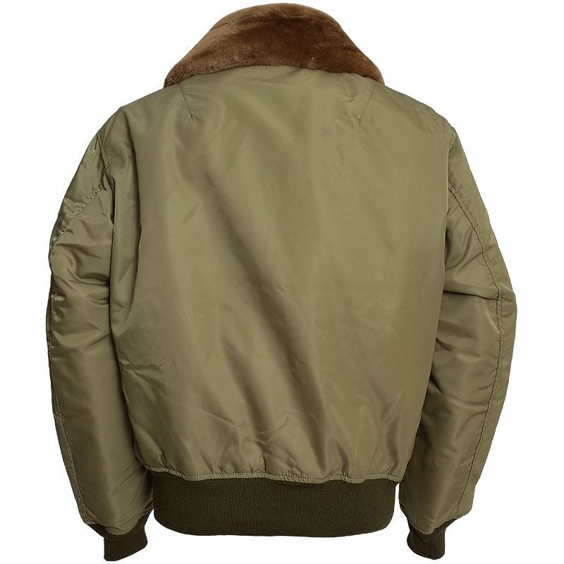 い*こ様 美品/希少■HOUSTON フライトジャケット　B-15B ベスト　襟 HOUSTON / ヒューストン 5001 B-15B FLIGHT JACKET / B-15Bフライト
