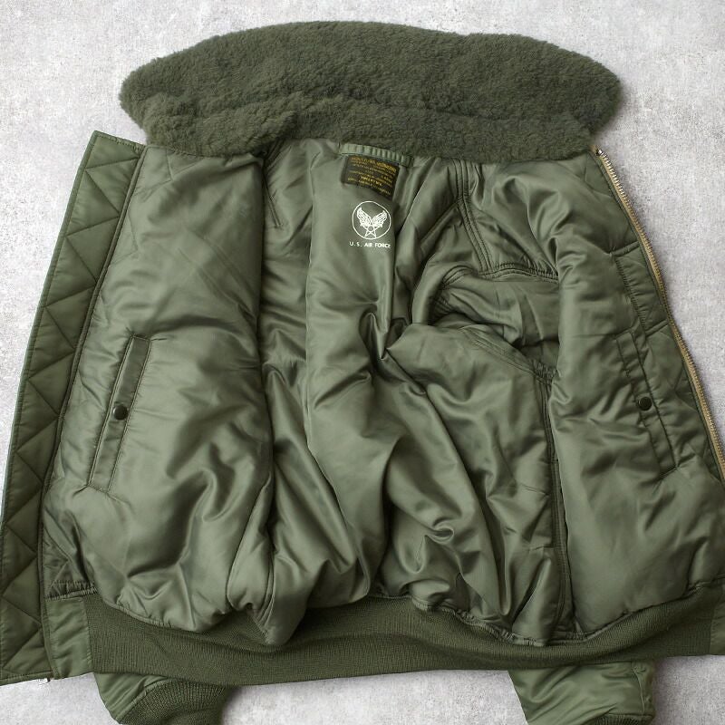 米軍タイプ B-15D MIL-J-6251 フライトジャケット JJ405YN アメリカ軍 