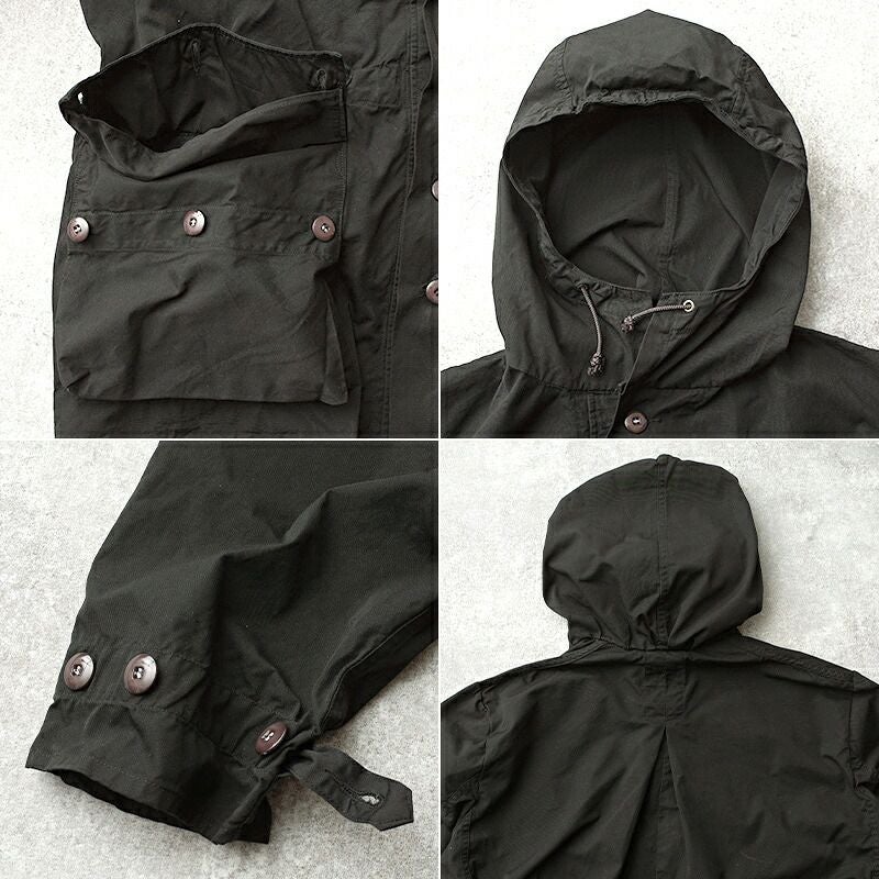 スウェーデン軍 M-62 スノーカモパーカー 黒染め USED JP070UDM62