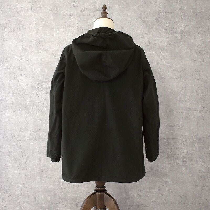スウェーデン軍 M40 スノーカモパーカー 黒染め USED JP120UD SWD M-40