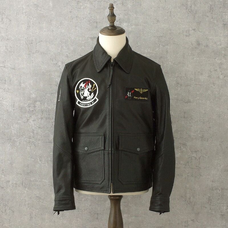 AVIREX #7836150002 ANJ4 ジャケットBLACK ACES