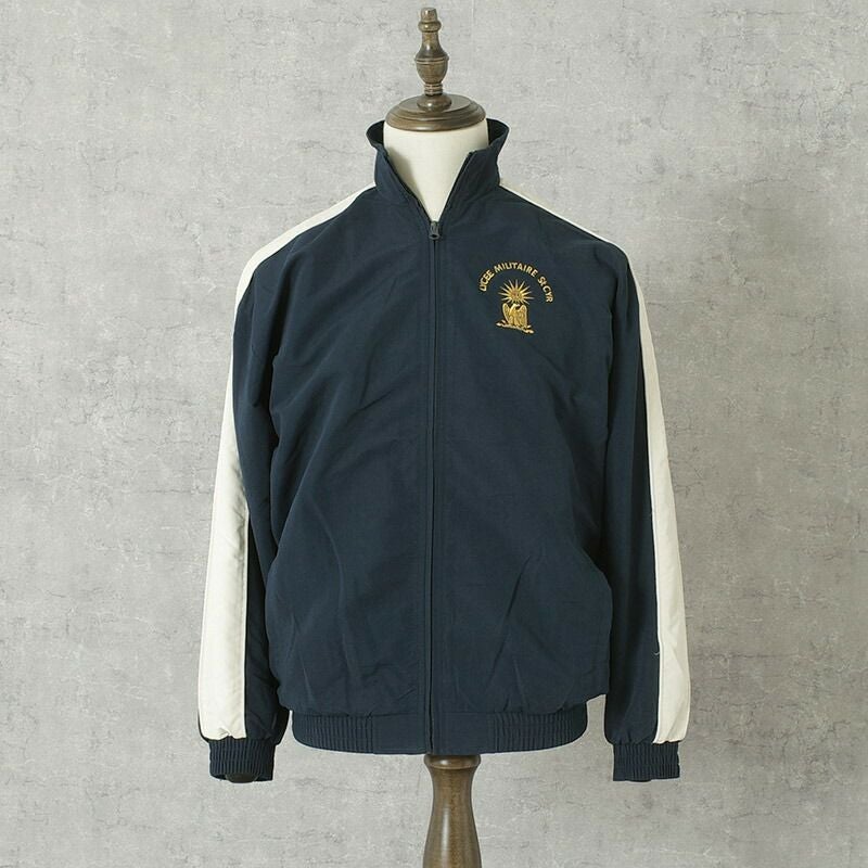 フランス軍 ST CYR ジムジャケット H.L.GROUP ネイビー USED JJ424UN