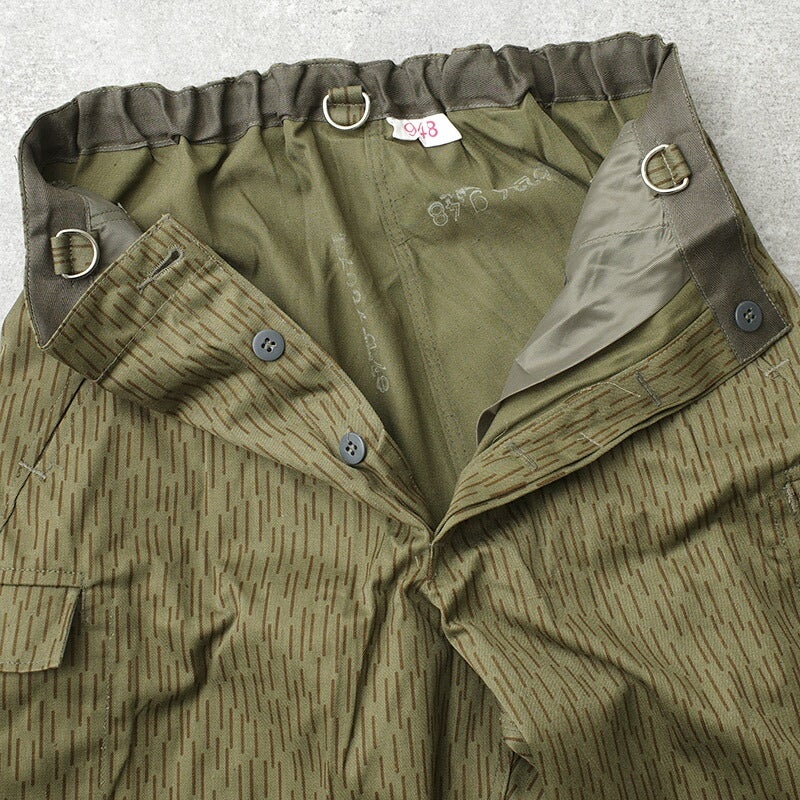 東ドイツ軍 フィールド カーゴパンツ レインドロップカモ デッド