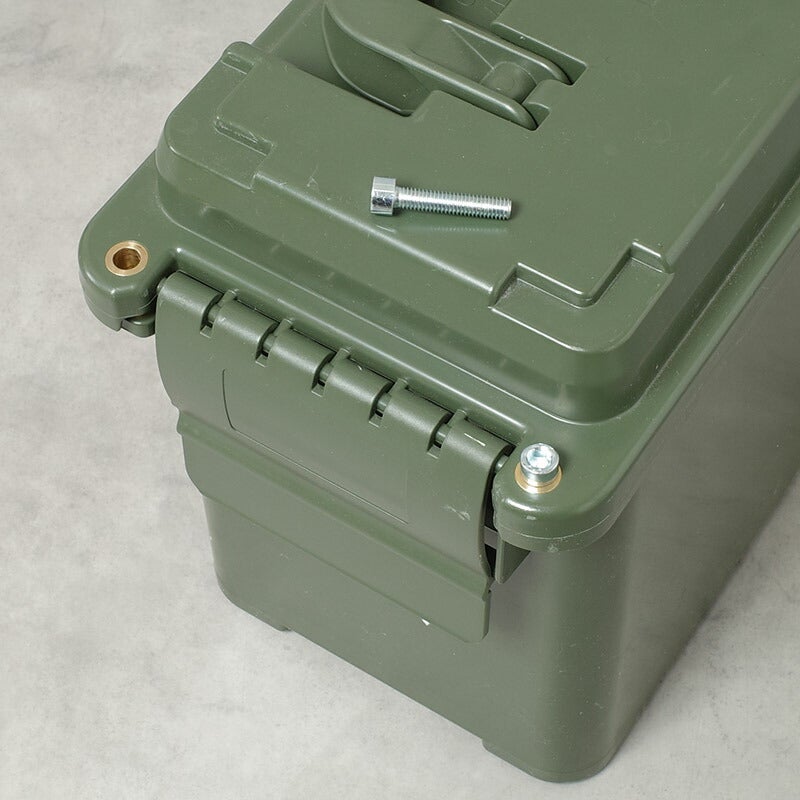 アンモボックス　Ammo Box　弾薬箱 サバゲ　バレットベルト 未使用】アンモボックス アモカン AMMO BOX アーモ 弾薬箱 コストコ
