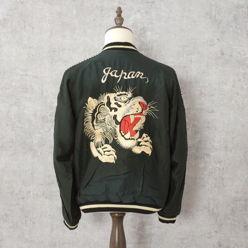 TAILORTOYO テーラー東洋 #TT15878 Mid 1950s Style アセテート リバーシブル スカジャン『TIGER HEAD×CHEVY LOVER』エイジングモデル