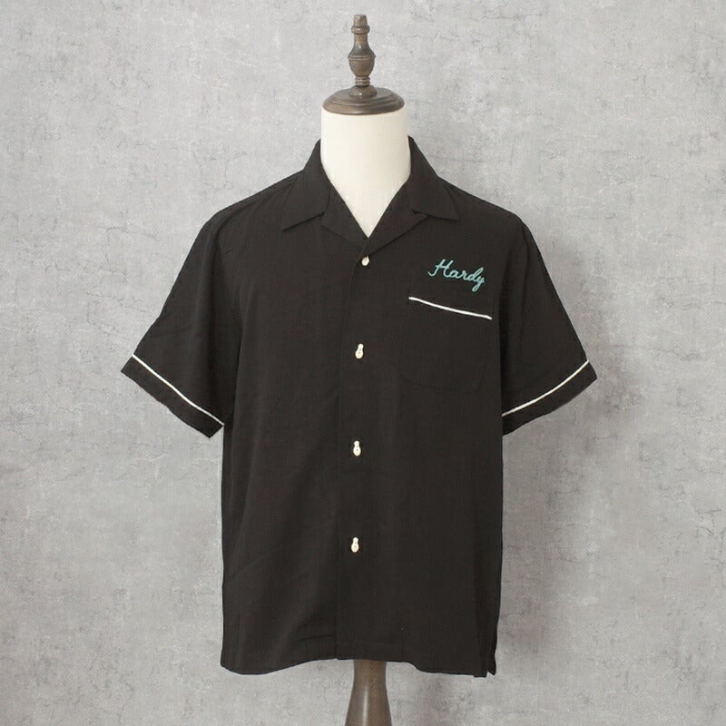 20%OFF！□HOUSTON ヒューストン #41304 半袖 ボウリングシャツ『CAR