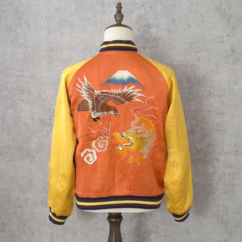 TAILORTOYO テーラー東洋 #TT15911 Late 1940s Style アセテート リバーシブル スカジャン KOSHO & CO.スペシャルエディション『EAGLE＆DRAGON×JAPAN MAP』