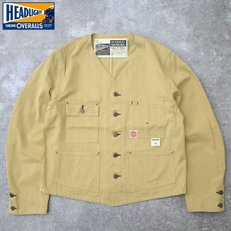 HEADLIGHT ヘッドライト #HD15909 10oz. ランダム HBT ワークベスト