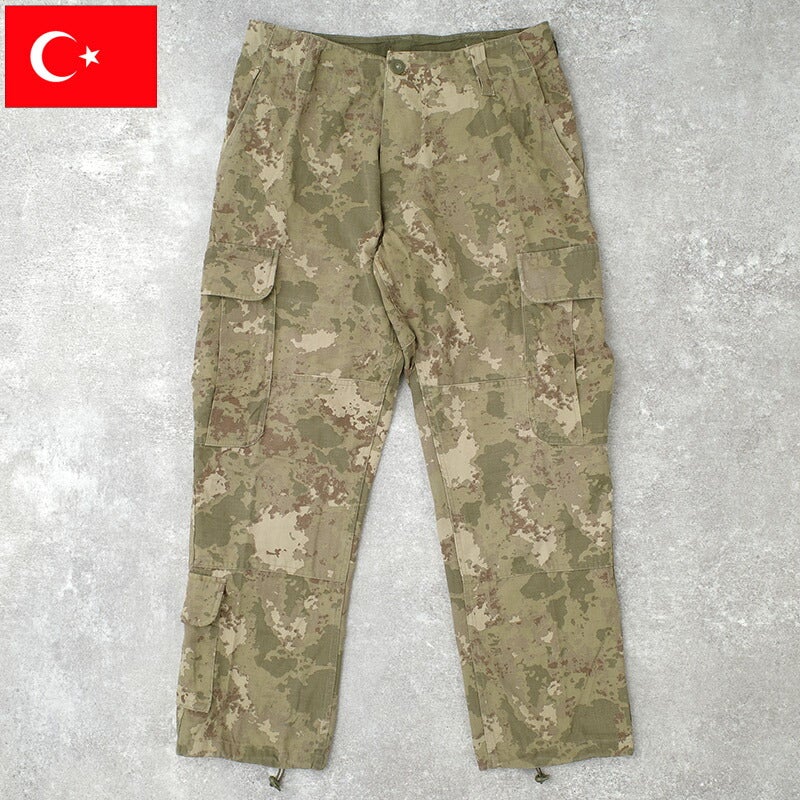 トルコ軍 フィールド カーゴパンツ M2021カモ USED PP511UN