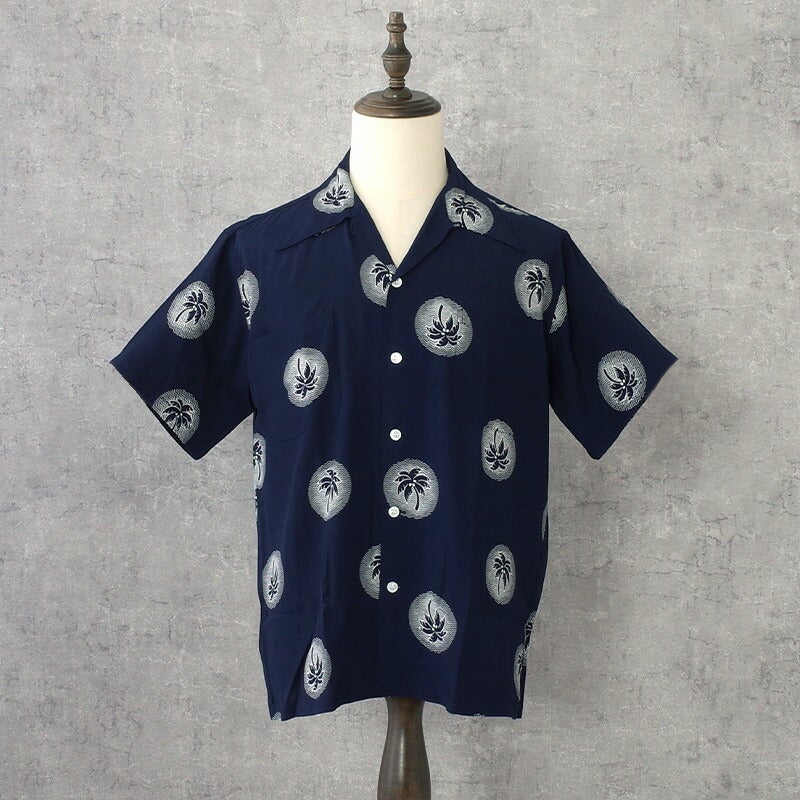 DUKE KAHANAMOKU デューク カハナモク #DK39636 スペシャルエディション 半袖 アロハシャツ『WONDROUS PALM TREE』