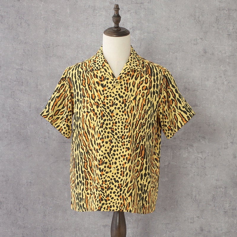 STAR OF HOLLYWOOD スターオブハリウッド #SH39708 半袖 ハイデンシティ レーヨン オープンシャツ『OCELOT』
