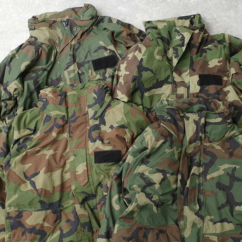 ポルトガル軍 AF コールドウェザーパーカー 中綿入り ウッドランド